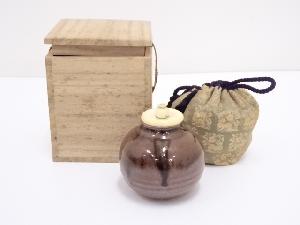 古瀬戸釉文琳茶入　□z